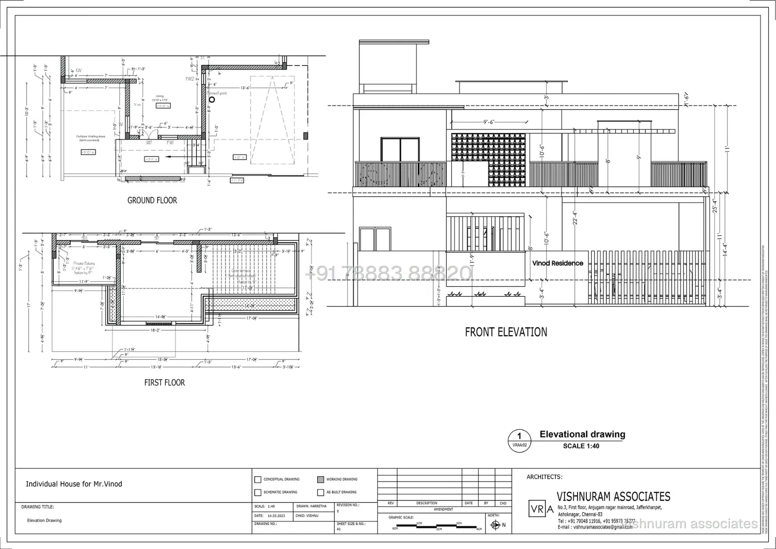 Mr Vinod, Guduvanchery plans — floor plan 3