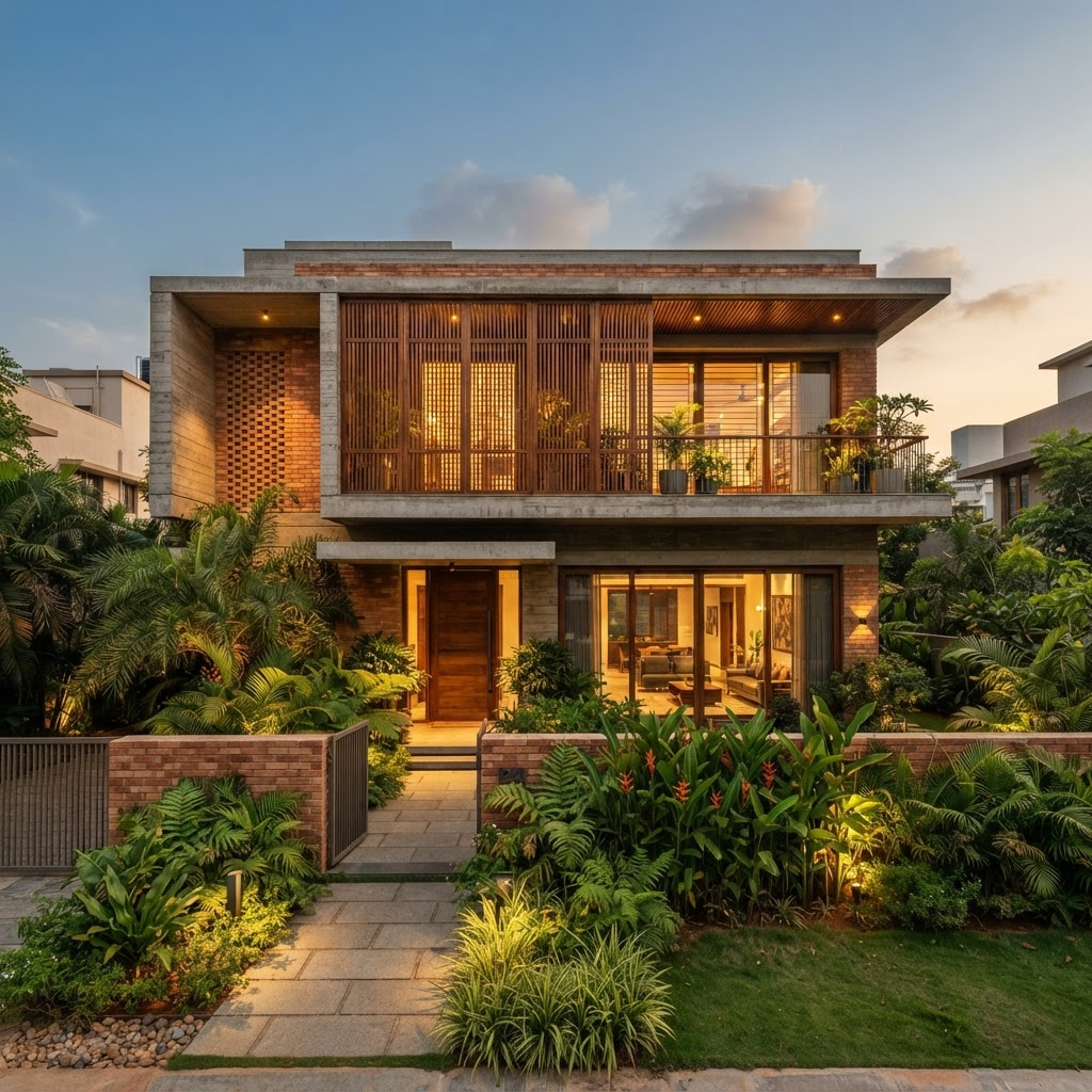 Illustrative site photograph — building envelope